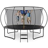 MERACH Trampolin Outdoor 305cm/366cm/427cm/488cm, Trampolin Sicherheitsnetz...