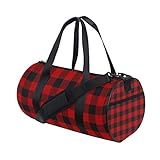 WowPrint Sporttasche mit Holzfäller-Muster, wasserdicht, Handtasche, Yoga,...