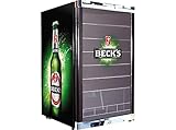 °CUBES Becks Bierkühlschrank 115L | Getränkekühlschrank groß mit...