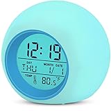 YouJabz Kids Alarm Clock, Kinderwecker 7 Farben ändern Lichtwecker für...