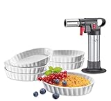 Küchenprofi Crème Brûlée-Set DELUXE, 7-teilig | 1x Flambierbrenner | 6x...