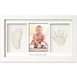 Baby Handabdruck und Fußabdruck Set – Gipsabdruck Baby Hand und Fuß...