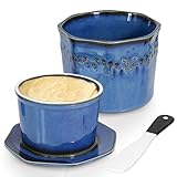 Französische Butterdose, 280g Butterdose Wassergekühlt, Französische...