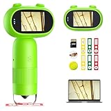 Digitales Mikroskop für Kinder mit 2,0 IPS Bildschirm, 1000X Tragbares...