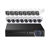 4K Ultra HD 8MP Gesichtserkennung POE NVR Videoüberwachungskit Outdoor...