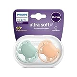 Philips Avent Ultra Soft Schnuller, 2er-Pack – BPA-freier Schnuller für...