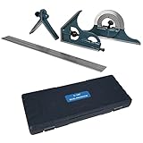 Tissting Edelstahl Universal-Schmiege, 180 Grad Winkelmesser...