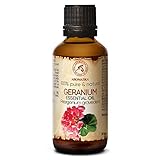 Geranium Ätherisches Öl 50ml - Pelargonium Graveolens - Madagaskar - 100%...