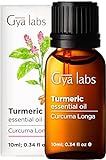 Gya Labs Ätherisches Kurkumaöl (10 ml) – würziger, wärmender und...