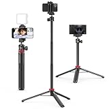ULANZI MT-44 Handy Kamera Stativ 147cm 2in1 Selfie Stick Fernbedienung,...