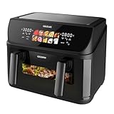 Cecotec Cecofry&Grill Duoheat 10000 Luftfritteuse, 10 l, 4 Widerstände,...