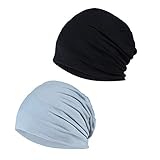 YOFASEN Slouchy Beanie Mütze - Chemo Cancer Kopfbedeckung aus Baumwolle...