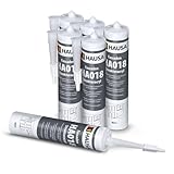 HAUSA Struktur-Acryl Fassaden-Acryl 6x 310ml weiß körniger...