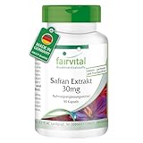 Fairvital | Safran Extrakt 30mg - 90 Kapseln - schluckfreundlich - mit...