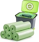 Biologisch Müllbeutel 20 Liter 100 Stück, Abbaubar Maisstärke Material,...