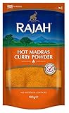 Rajah Hot Madras Currypulver – Aromatische Gewürzmischung mit intensiver...