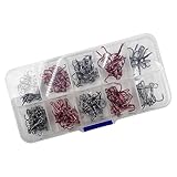 Runde gebogene Haken aus Hartstahl, Drillingshaken-Set, professionelles...