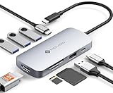 NOVOO USB C Hub 9 in 1 USB C Adapter 4K@60Hz HDMI,4*USB A+1*USB C...