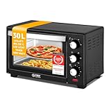 TZS First Austria - Minibackofen 30L 1600W - Mini Backofen stufenlose...