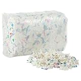 TEHAUX Bunte Saugfähige Papierstreu für Kleintiere Weiche Schadstofffreie...