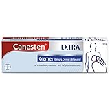 Canesten EXTRA Creme - zur Behandlung von Hautpilz und Fußpilz - schnell...