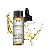 EUQEE Reines Jasminöl 10ml, 100% Ätherische Öle Jasmin für Diffuser,...