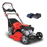 Scheppach MS150-46E Benzin Rasenmäher mit E-Start | 46cm Schnittbreite |...