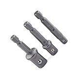 Vaguelly 3 Stück Teiliges Stecknuss Adapter Set und Vanadium...