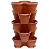 Engelland 5X Blumentopf, Säulentopf, Pflanzturm, Hochbeet,...