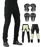 CTBQiTom Motorradhose Herren Mit Aramid Schutzfutter Motorrad Biker Hosen...