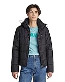 G-STAR RAW Damen Meefic Hooded Padded Jacke, Schwarz (dk black...