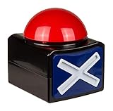 Out of the Blue 60/1147 - Buzzer mit LED und Sound, ca. 11,5 x 11 cm, aus...