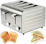 Vollautomatischer Toaster mit unabhängigen breiten Schlitzen,...