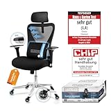 CLOUVOU CleverSeat Bürostuhl Ergonomisch [TESTSIEGER] Schreibtischstuhl...
