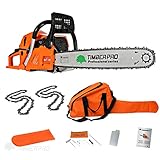 TIMBERPRO Thermo-Kettensäge 61,5 cm3, Leistung 3,6 PS, Führung 50 cm + 2...