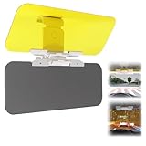 2 in 1 Sonnenblende Auto mit Blendabweiser, Verstellbares Tag und Nacht...