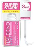 NYK1 NailBond Nagelkleber Für Kunstnägel Extra Stark (8ml) Pinsel On...