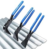 CCLIFE 3tlg 0° 45° 90° Falzzange Gerade Abgewinkelt Abkantzange...