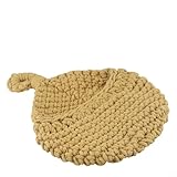 Jotekonoby Handgewebter Jute-Hängekorb zur Aufbewahrung in der Küche –...