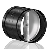 Hon&Guan Rückstauklappe DN 100 mm Dunstabzug, Rückschlagklappe aus...