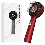 Elektrische Kopfhaut-Massagebürste mit Haaröl-Applikator – 2-in-1...