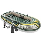 Intex Seahawk 3 Set Schlauchboot - 295 x 137 x 43 cm - 3-teilig - Grün...