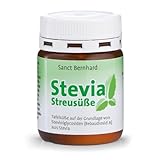Sanct Bernhard Stevia Streusüße Pulver, Stevia-Extrakt 97% Rebaudiosid,...