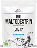 AlpenPower BIO MALTODEXTRIN 1 kg - 100% reines Maltodextrin DE 19 -...