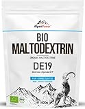 AlpenPower BIO MALTODEXTRIN 1 kg - 100% reines Maltodextrin DE 19 -...