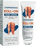 KUBOZN Roll-On Creme zur Linderung von Lymphdrainage und Schwellungen,...