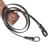 LarDen Hobby Horse Zubehör Zügel | Gummierte Schwarz | für Steckenpferd,...
