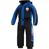 Nebulus Kinder Skioverall RELAX, Winteranzug, Kinder-Skianzug, schwarz,...