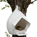 Tropfenförmige Vogelfutterstation, Hüttenform, hängende...
