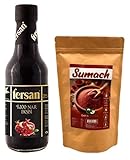 Fersan 100% Reiner Granatapfelsirup (330 ml) & Sumach Gewürz (125 g) Set |...